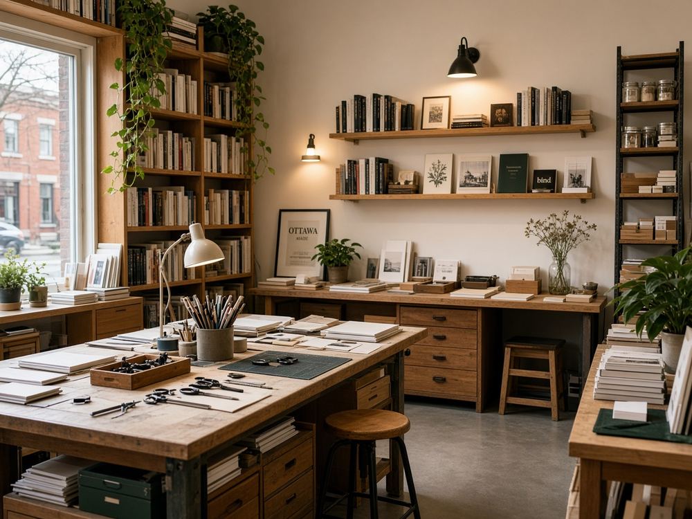 About the Independent bookstore studio at Studio Golden Vortex